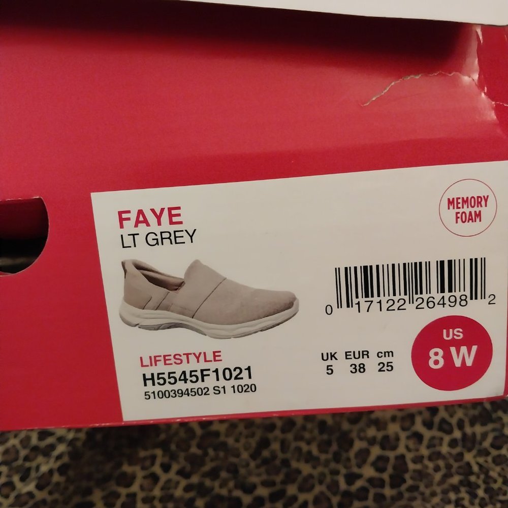 2458 Size 8W Ryka Faye Lt. Grey Life Style - Picture 8 of 8